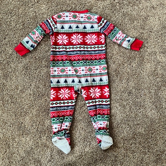 Carter's + 9-Piece Christmas/Holiday Pajama and Clothing Bundle, Size 18 Months - Picture 9 of 16